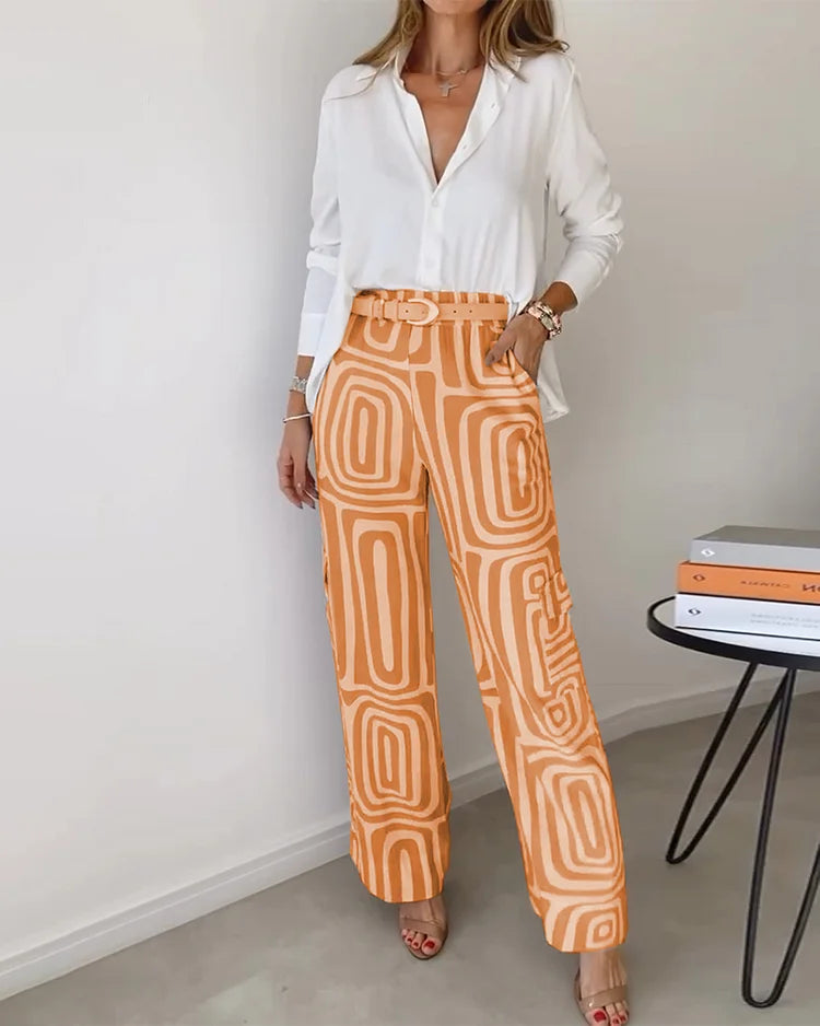 THE CANDELA SET | RELAXED PANTS + FREE BLOUSE