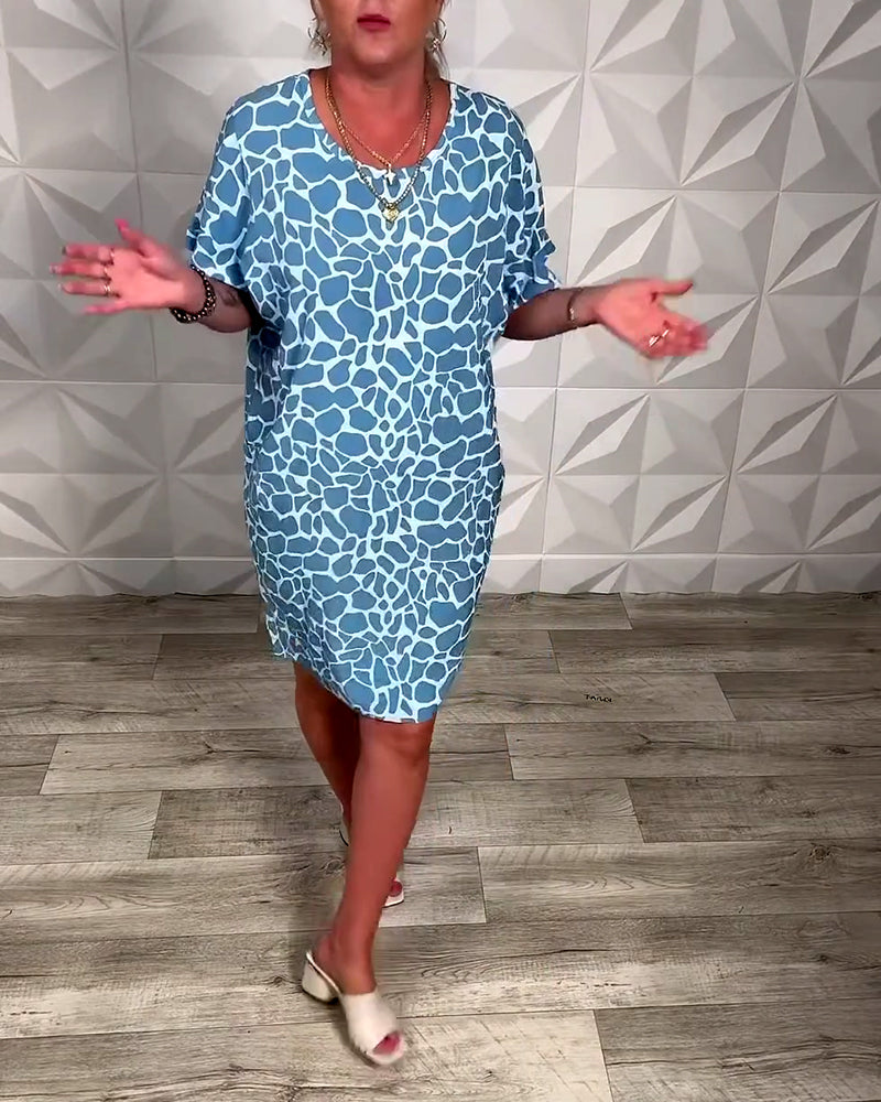 THE ELINA | CASUAL PRINT DRESS