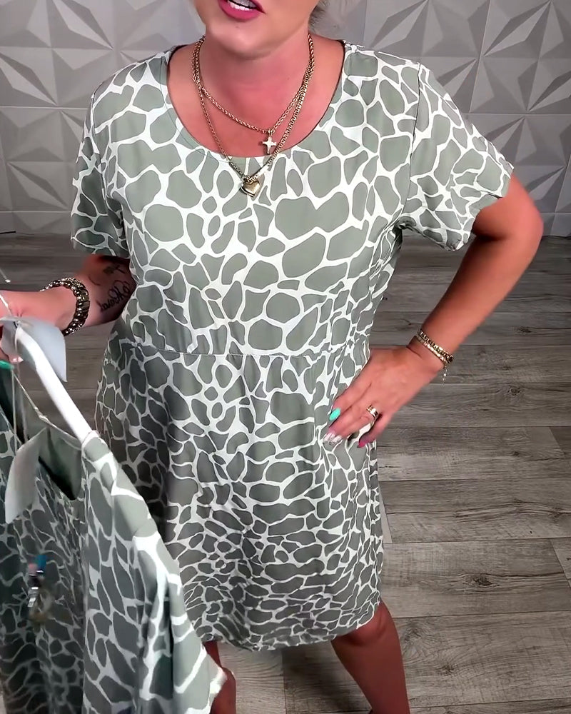 THE ELINA | CASUAL PRINT DRESS