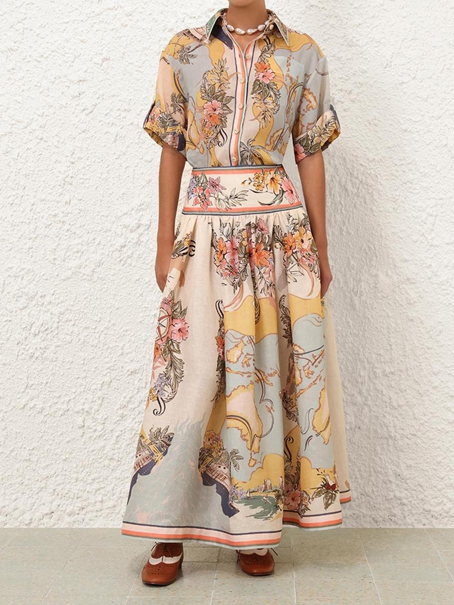 THE INDIRA | MIDI SKIRT