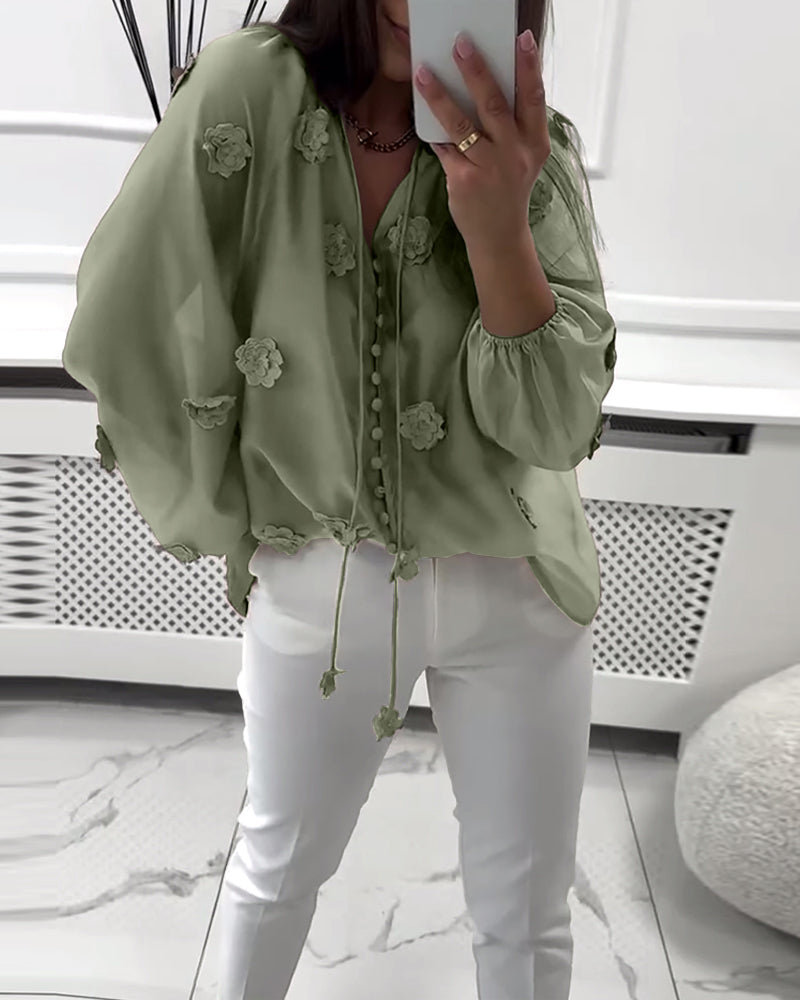 THE LYSANDRA | ELEGANT BLOOM BLOUSE