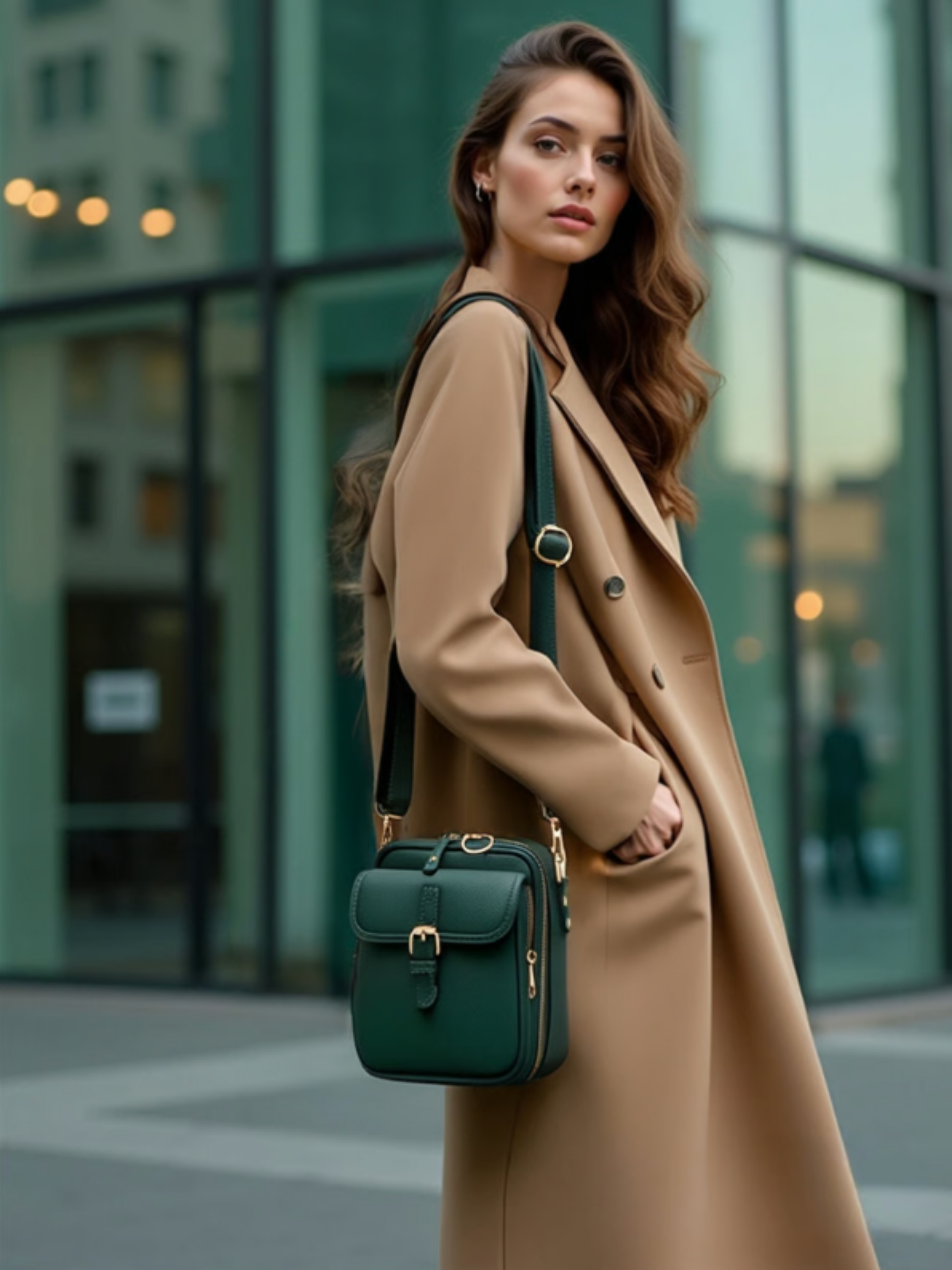 THE MAELYS | RFID-PROTECTED CLASSIC LEATHER CROSSBODY