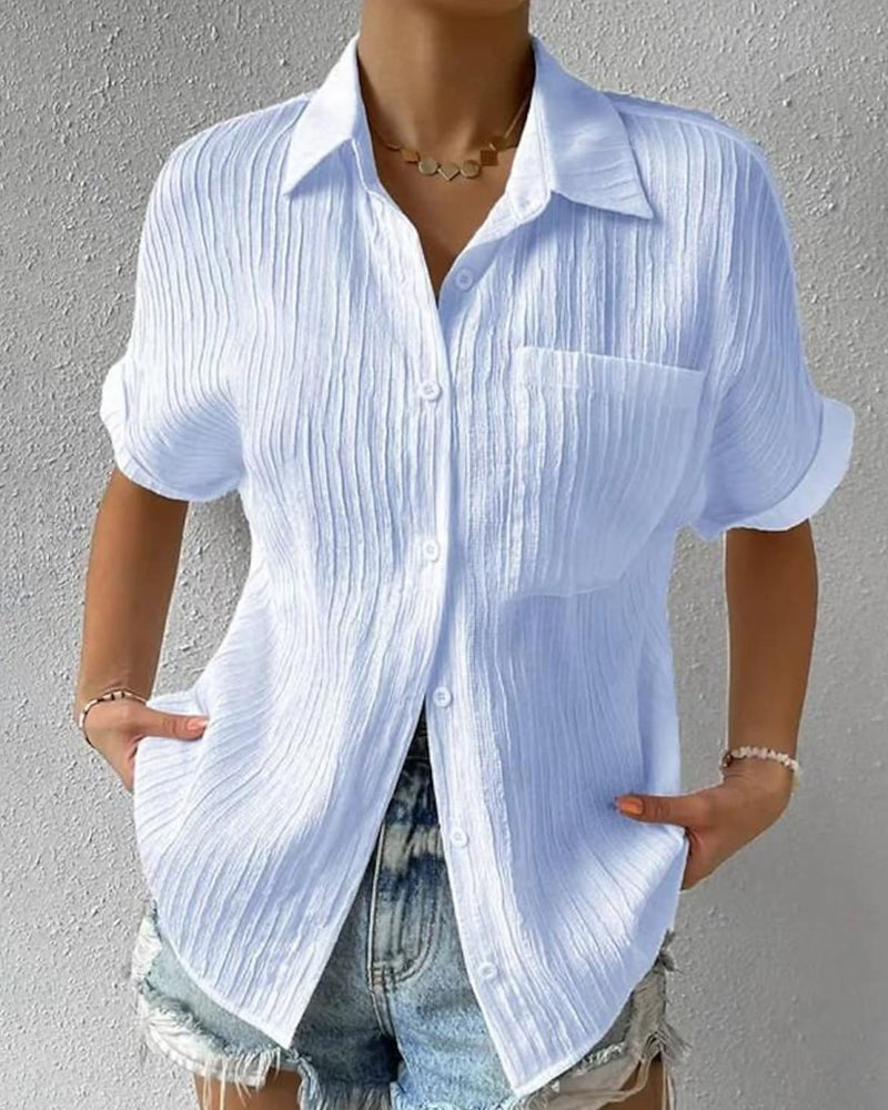 THE ELLARA | COMFORT LAPEL BLOUSE
