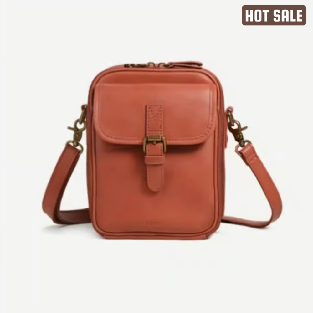 Maëlys THE MAELYS | RFID-PROTECTED CLASSIC LEATHER CROSSBODY