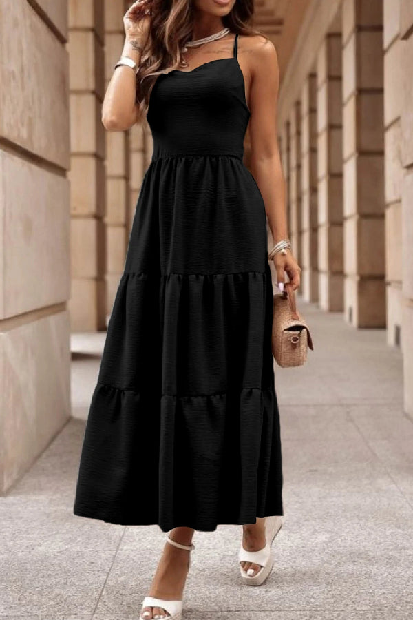 THE ANNA | BODICE TIERED MAXI DRESS