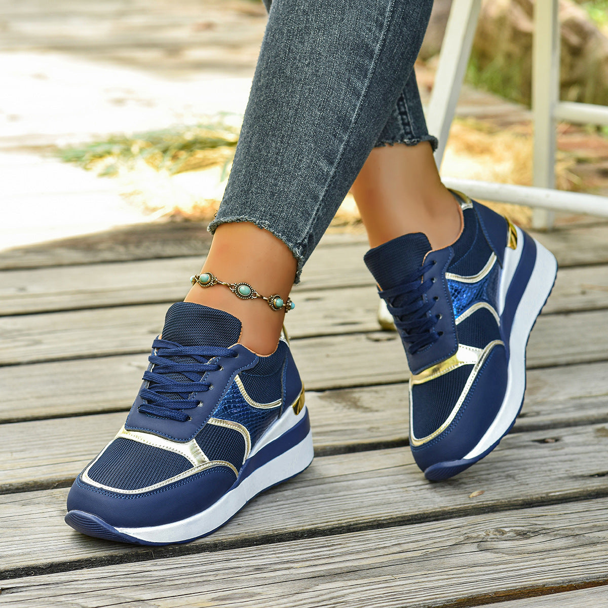 THE CORA™ | COMFORT MID-HEEL SNEAKERS