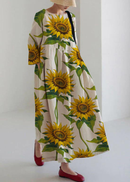 THE LIVIANE | COTTON PATCHWORK DRESS