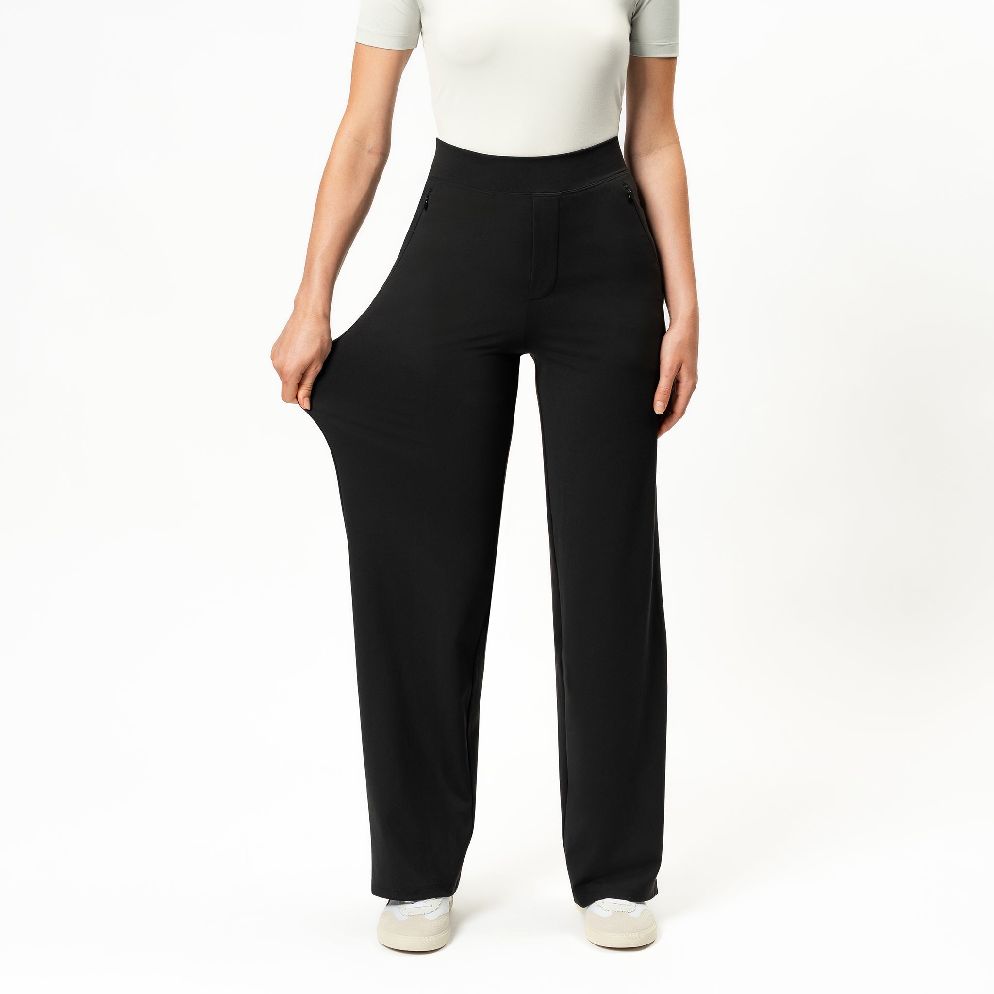 THE ASANA | RELAXED STRAIGHT PANTS