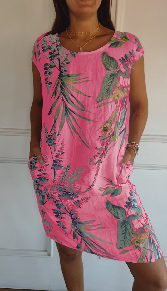 THE ANNELYM | RELAXED ROUND NECK DRESS