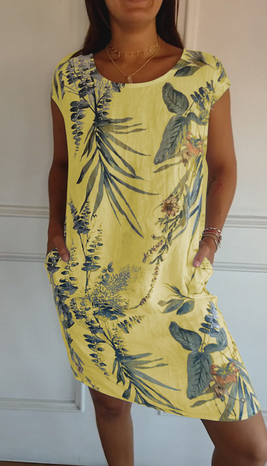 THE ANNELYM | RELAXED ROUND NECK DRESS