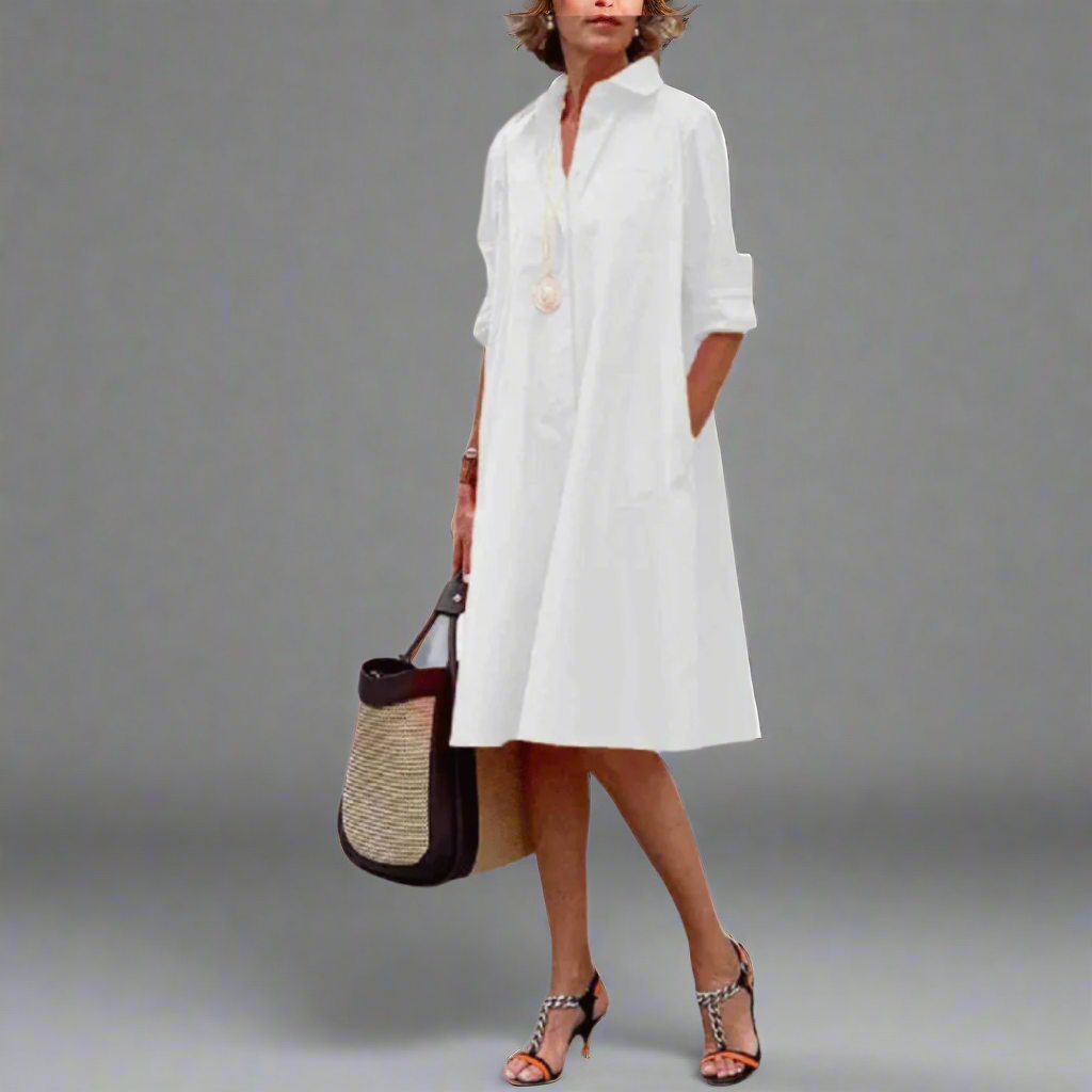 THE BETTINA | PREMIUM POLO MIDI DRESS