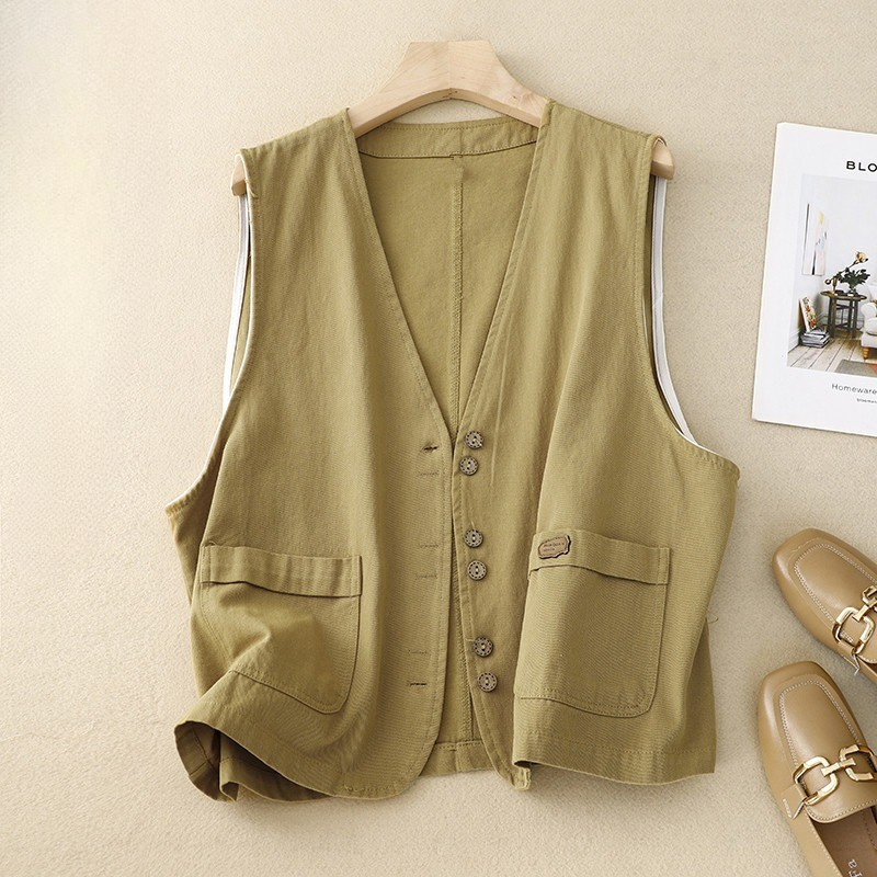 THE EMMELINE | RELAXED LINEN VEST