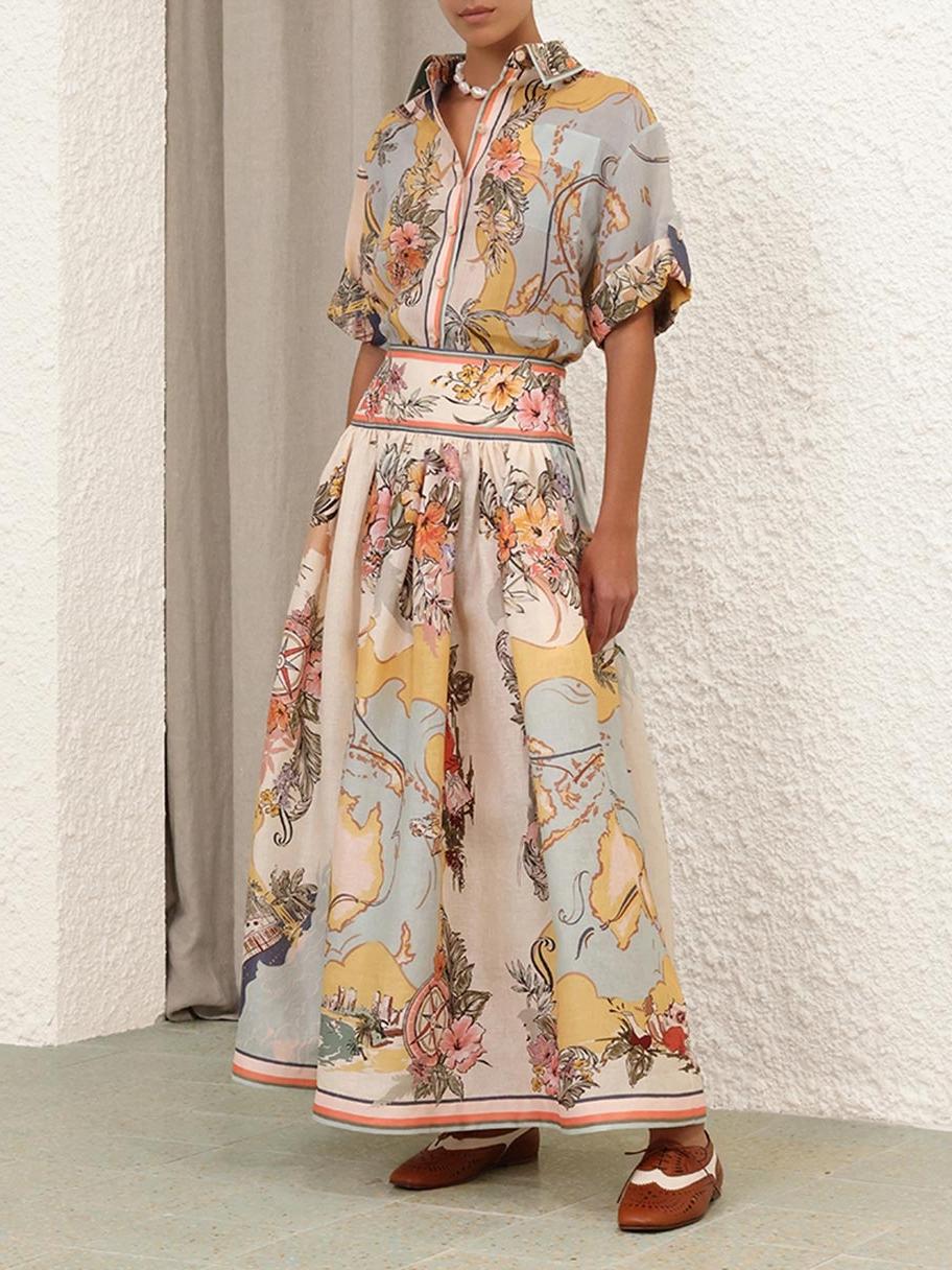 THE INDIRA | MIDI SKIRT