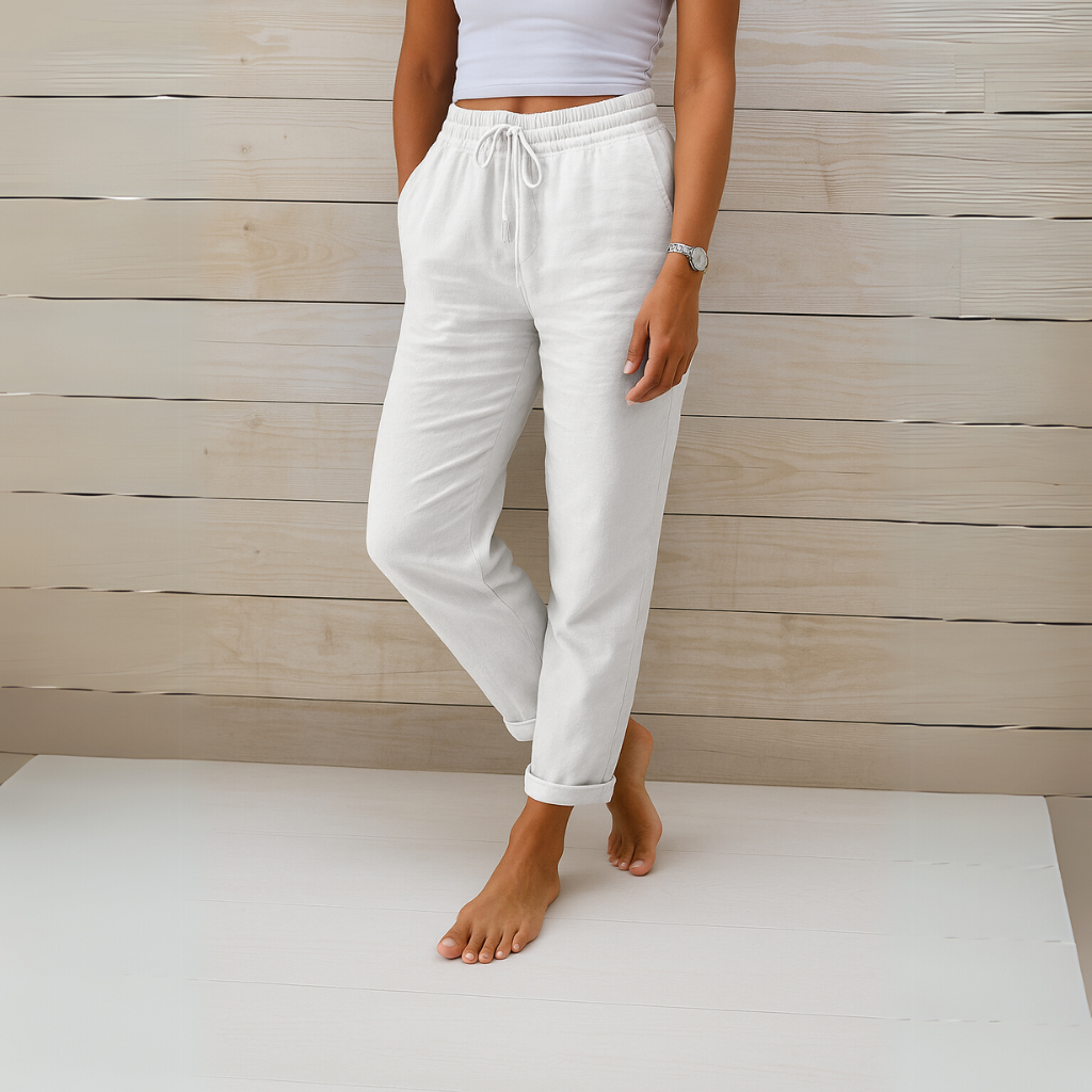 THE ESTELA | LINEN BLEND RELAXED PANTS