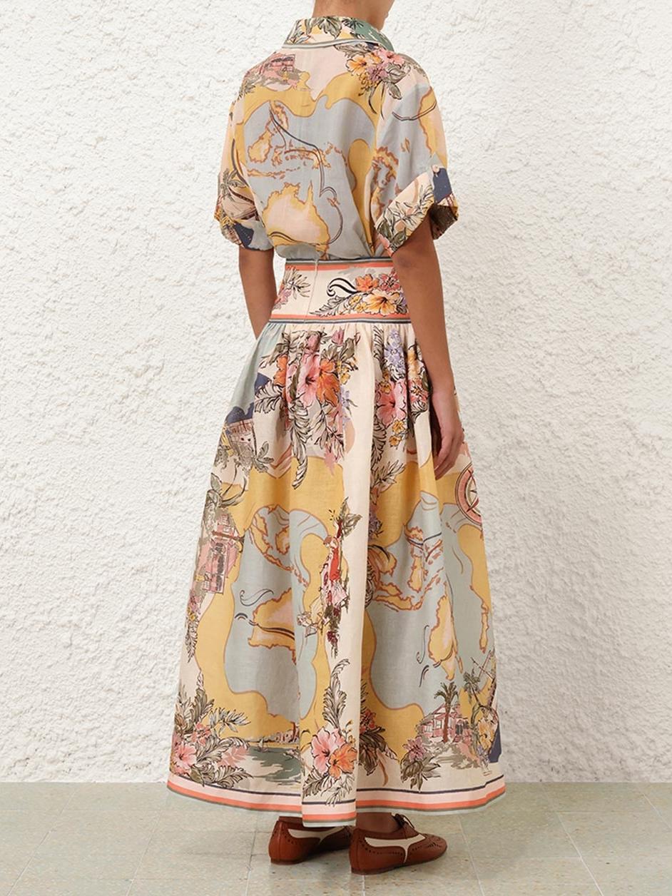 THE INDIRA | MIDI SKIRT