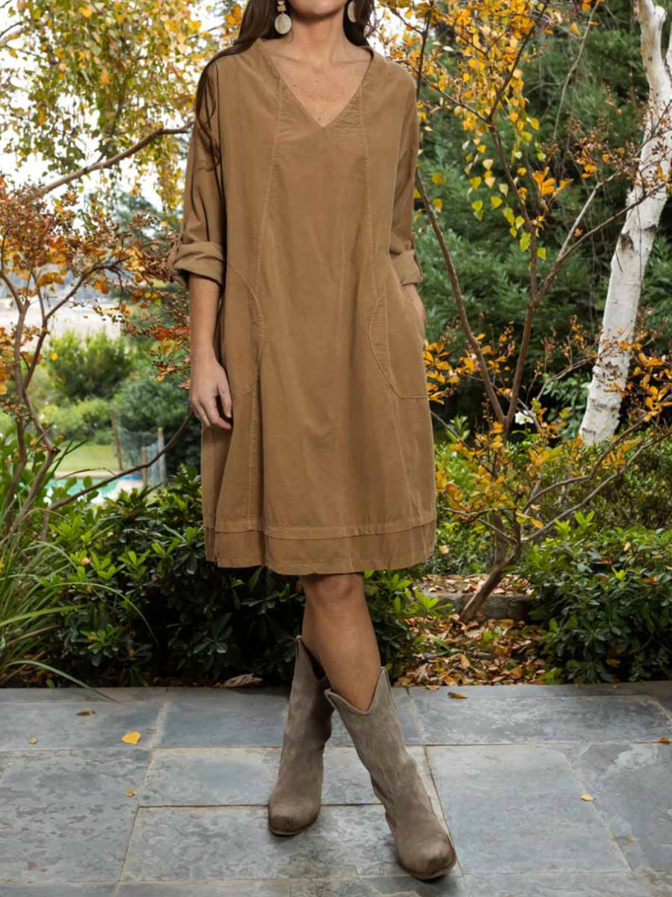 THE LIVIA | CASUAL COTTON POCKET DRESS