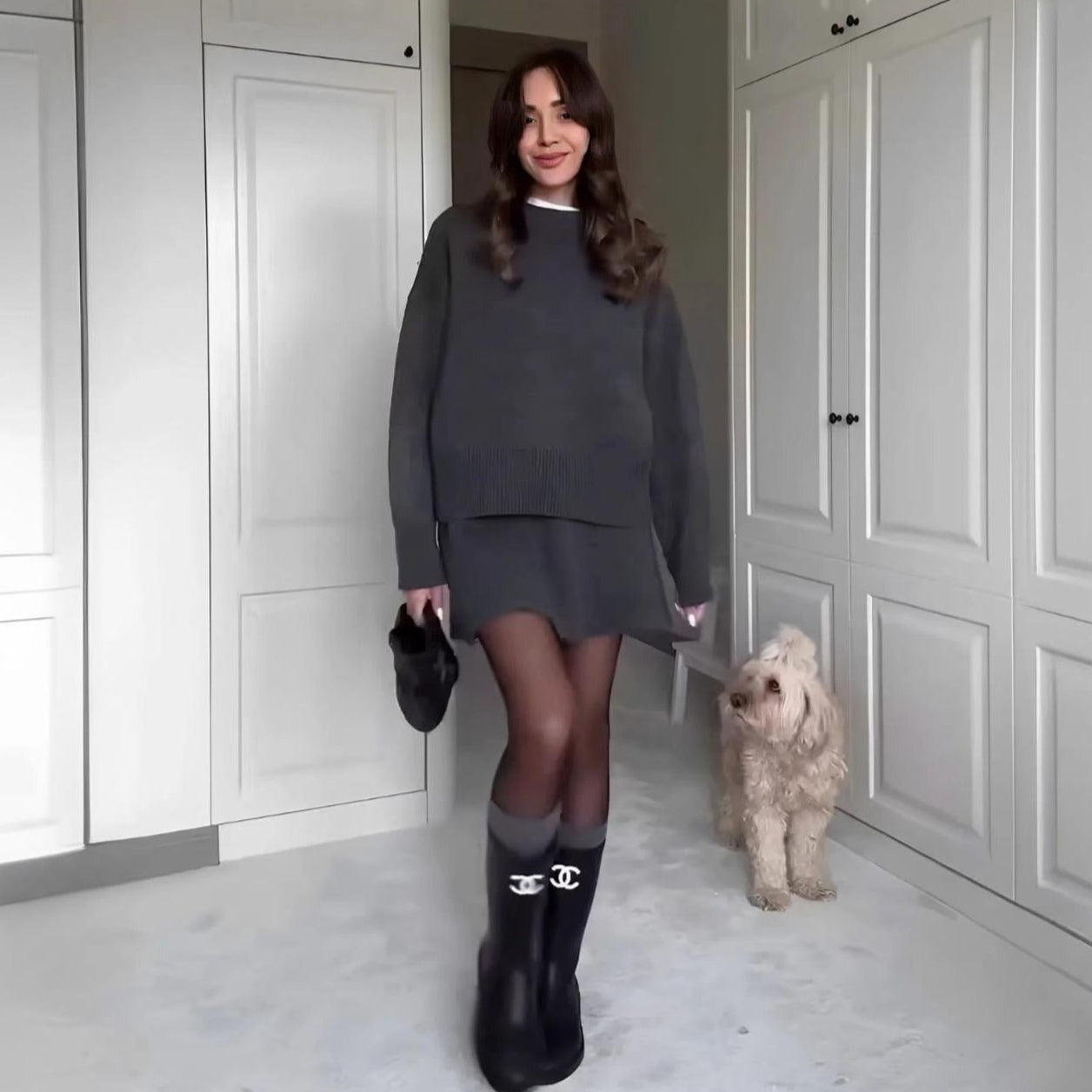 THE ESTELLE | CHIC SWEATER SKIRT ENSEMBLE