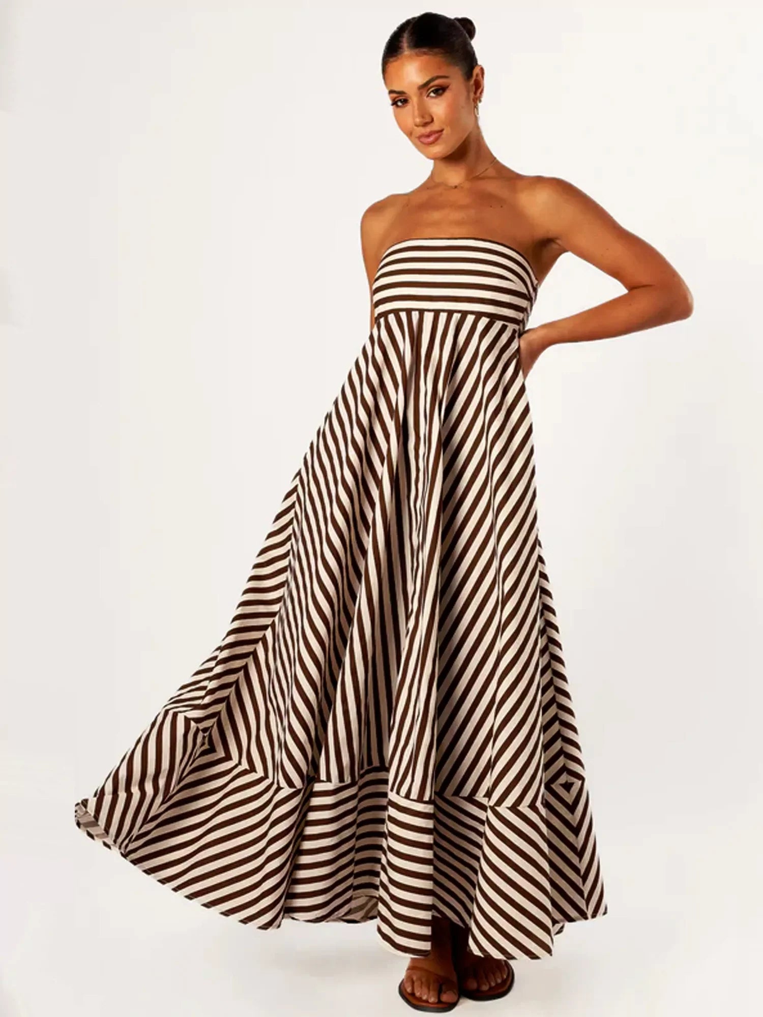 THE LUNA | RUCHED TUMMY CONTROL MAXI DRESS