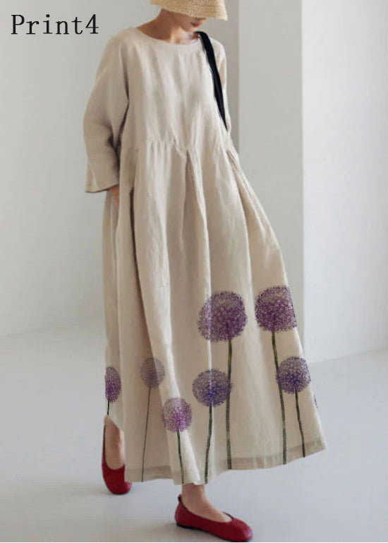 THE LIVIANE | COTTON PATCHWORK DRESS