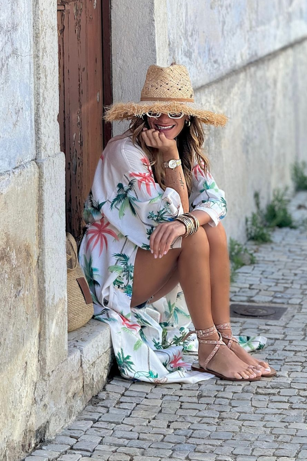 THE GRACE | LACE-UP LOOSE LONG SKIRT