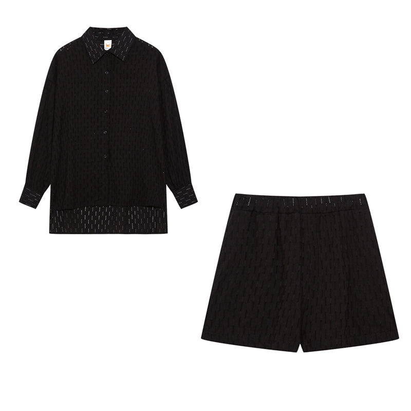 THE ELIZA | BREEZY SHIRT AND SHORTS SET