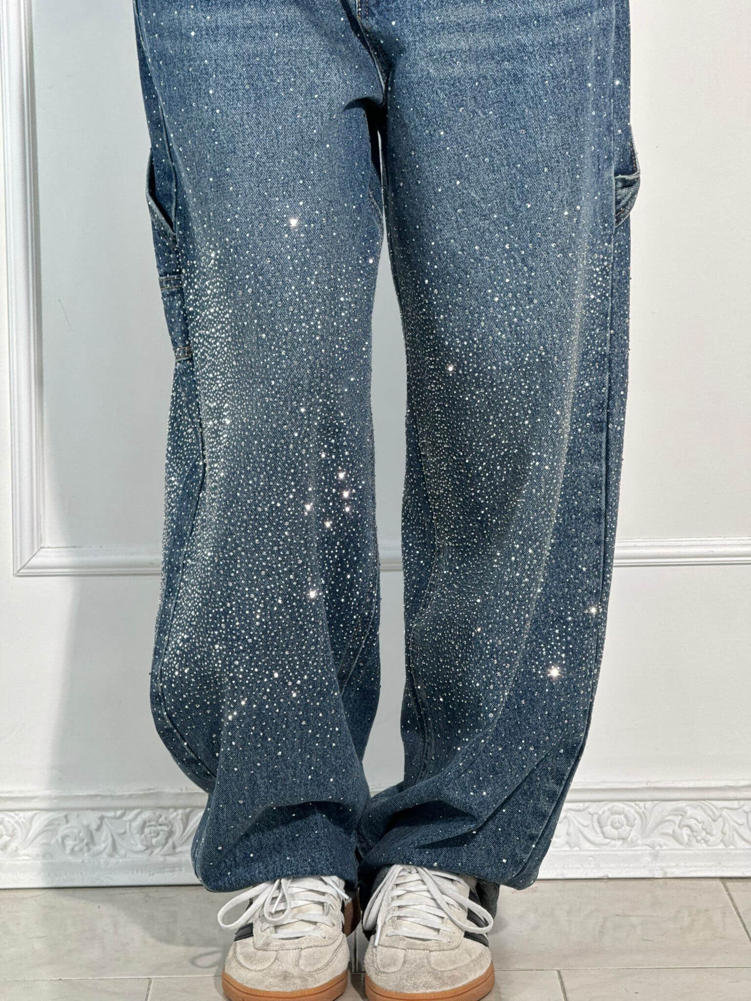 THE CARPENTER | BALLOON JEANS SUPER SHINE JEWEL APPLICATONS