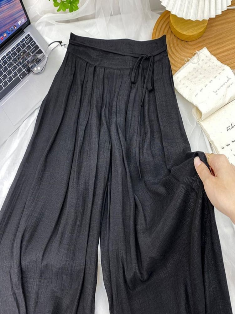 THE ALAYNA | HIGH WAIST ICE LINEN PANTS
