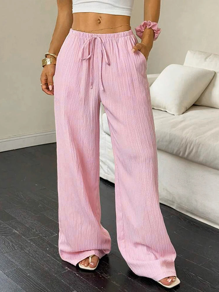 THE SERENA | RELAXED WIDE-LEG COMFORT PANTS