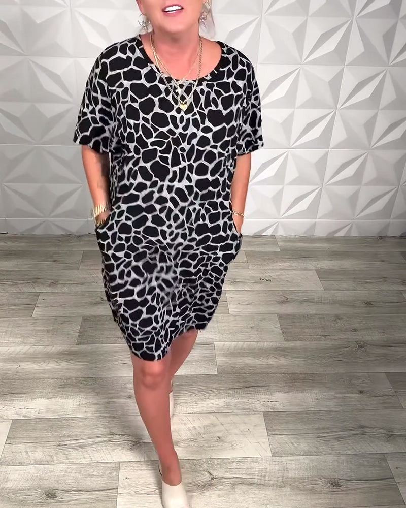 THE ELINA | CASUAL PRINT DRESS