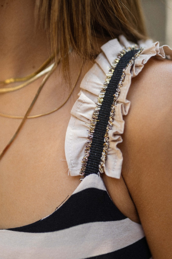 THE SALLY | LONG SUSPENDER DRESS
