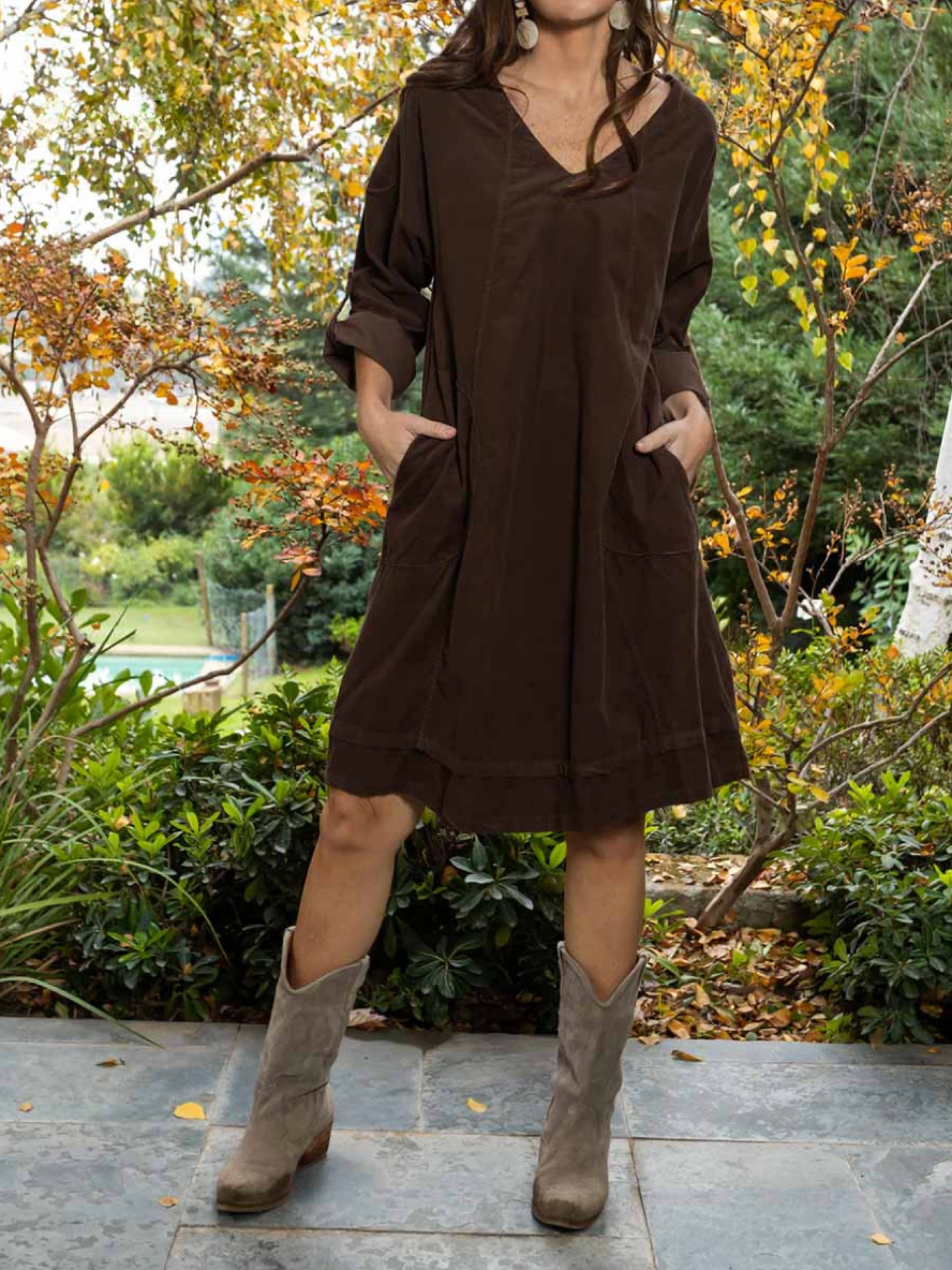 THE LIVIA | CASUAL COTTON POCKET DRESS