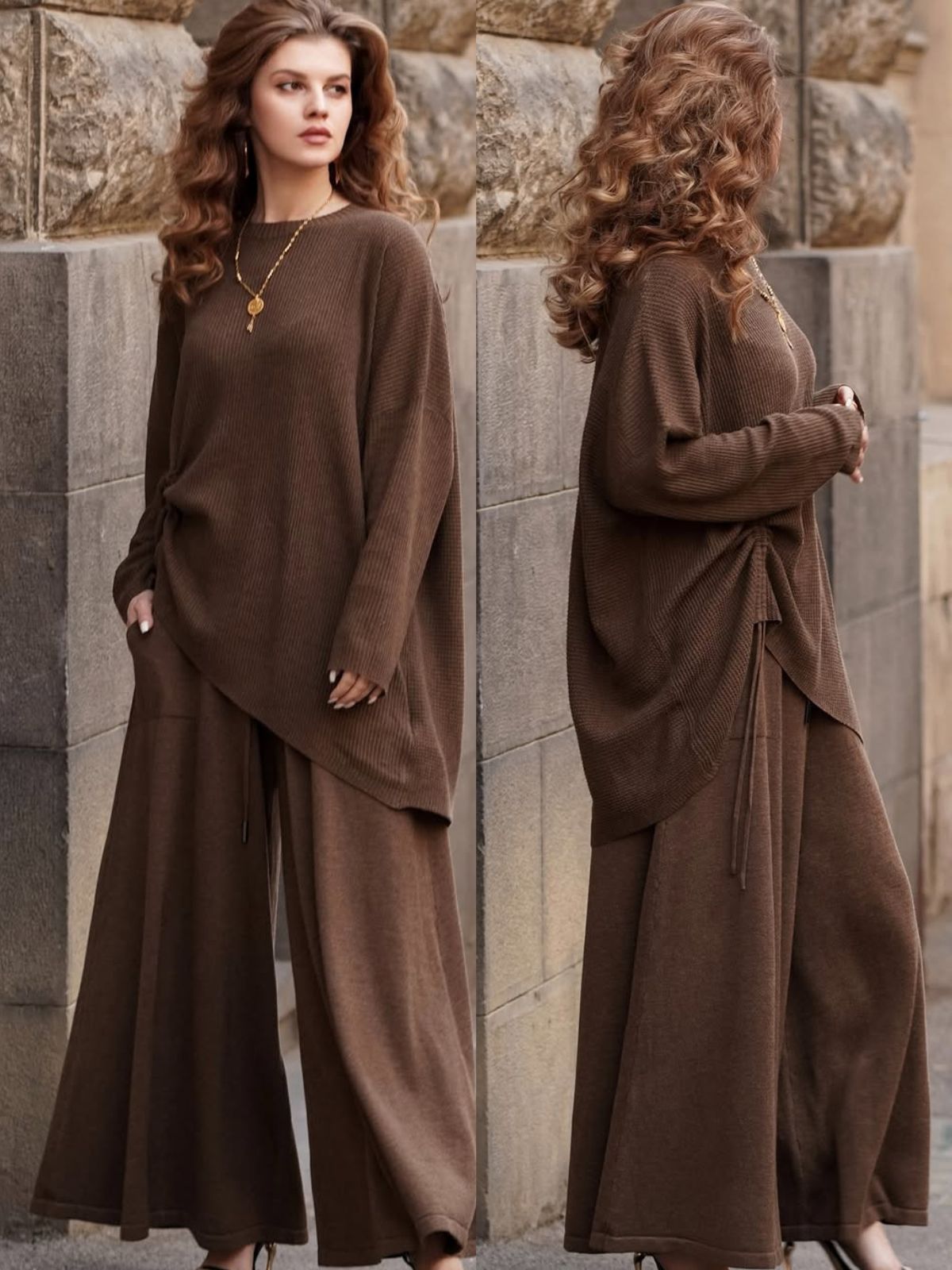 THE CARROW | CASHMERE KNIT SET