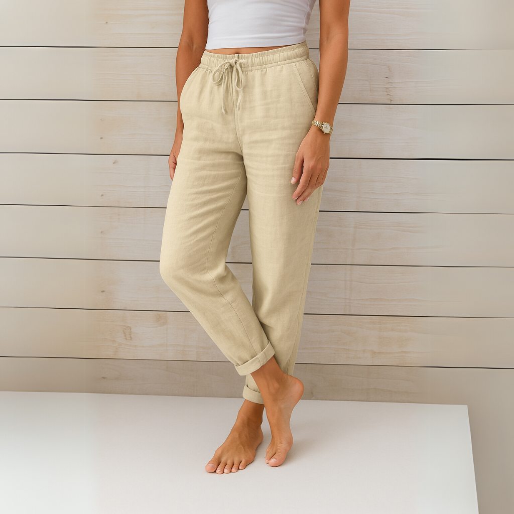 THE ESTELA | LINEN BLEND RELAXED PANTS