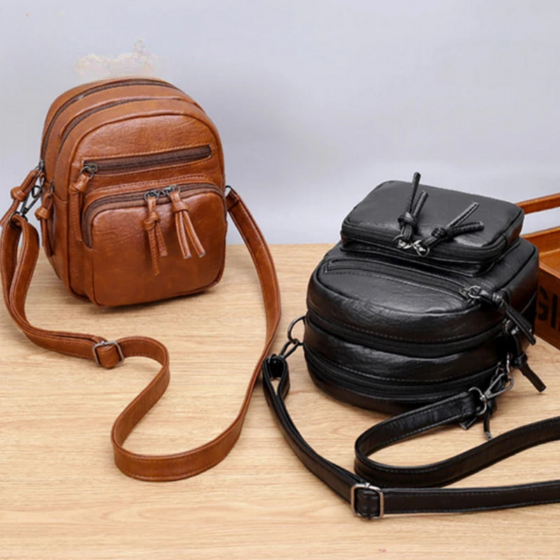 THE VIVIENNE | VINTAGE RFID-PROTECTED MULTIFUNCTION CROSSBODY