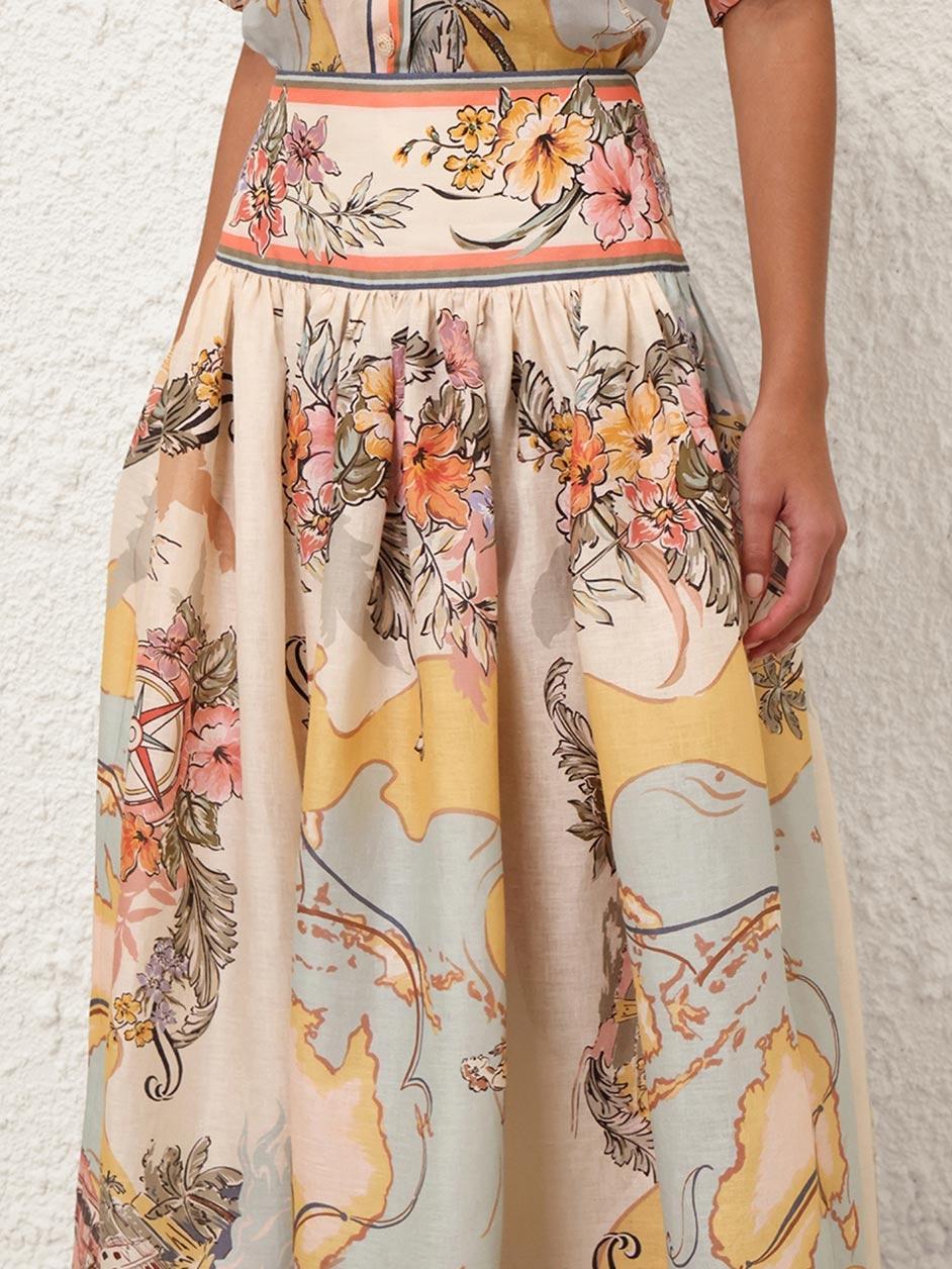 THE INDIRA | MIDI SKIRT