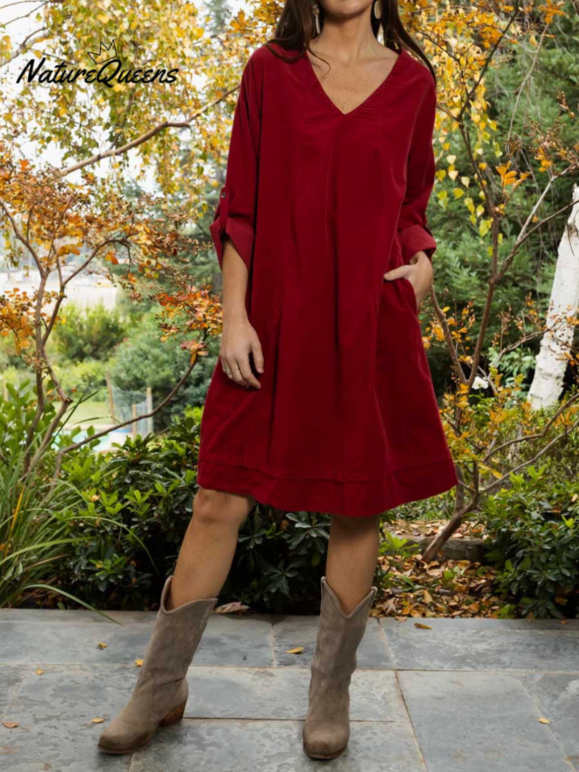 THE LIVIA | CASUAL COTTON POCKET DRESS