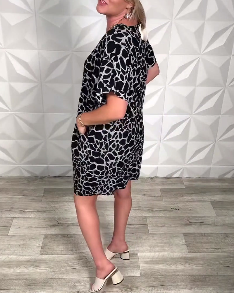 THE ELINA | CASUAL PRINT DRESS