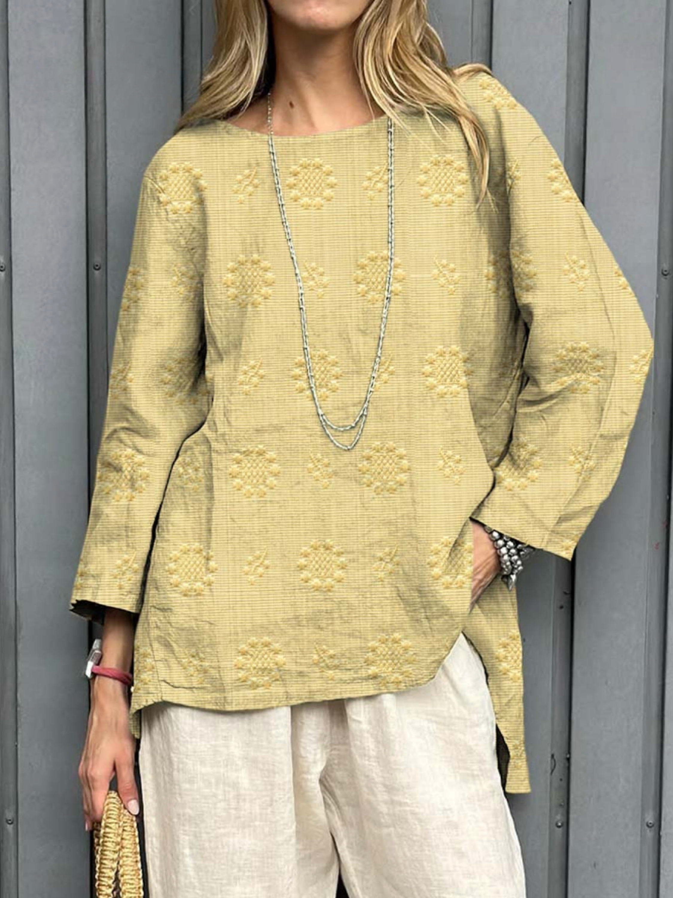 THE ALMA | VINTAGE FLORAL ART PRINT SHIRT
