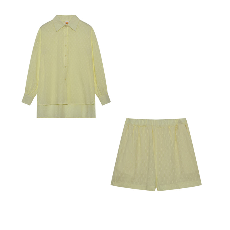 THE ELIZA | BREEZY SHIRT AND SHORTS SET