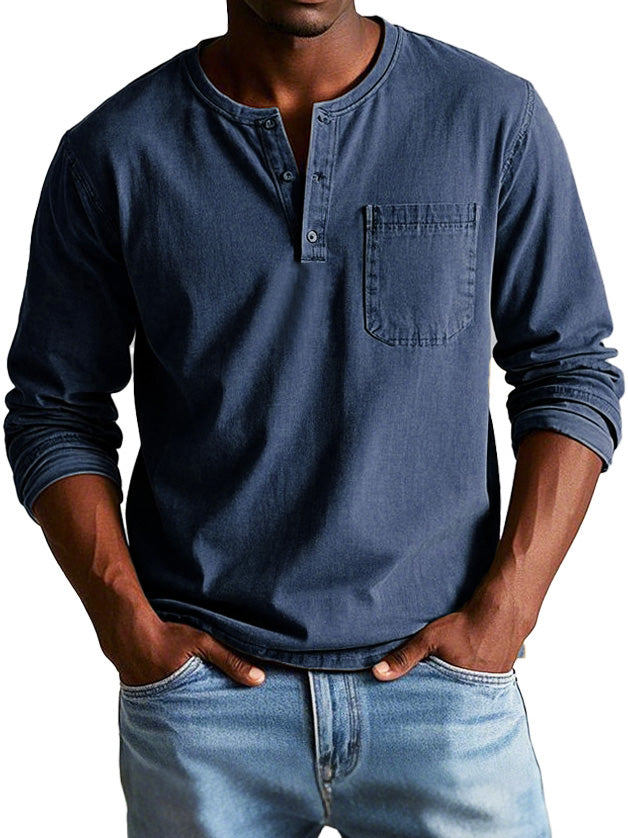 THE GERRY | CLASSIC DENIM POCKET SHIRT