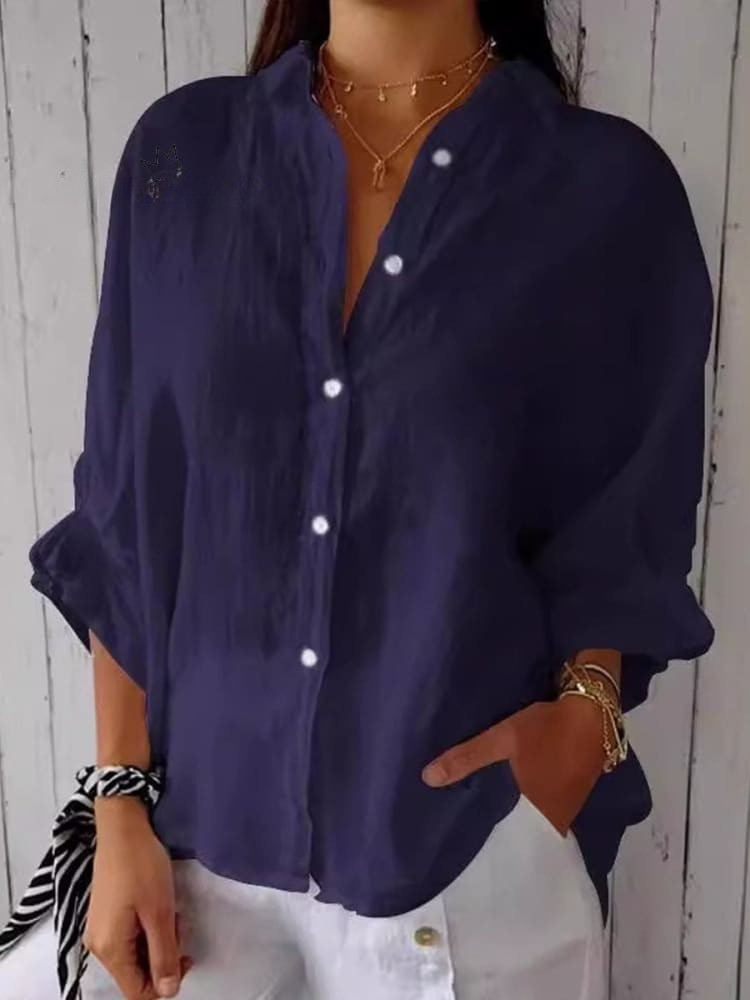 THE ELARA | TIE-BACK LINEN SHIRT