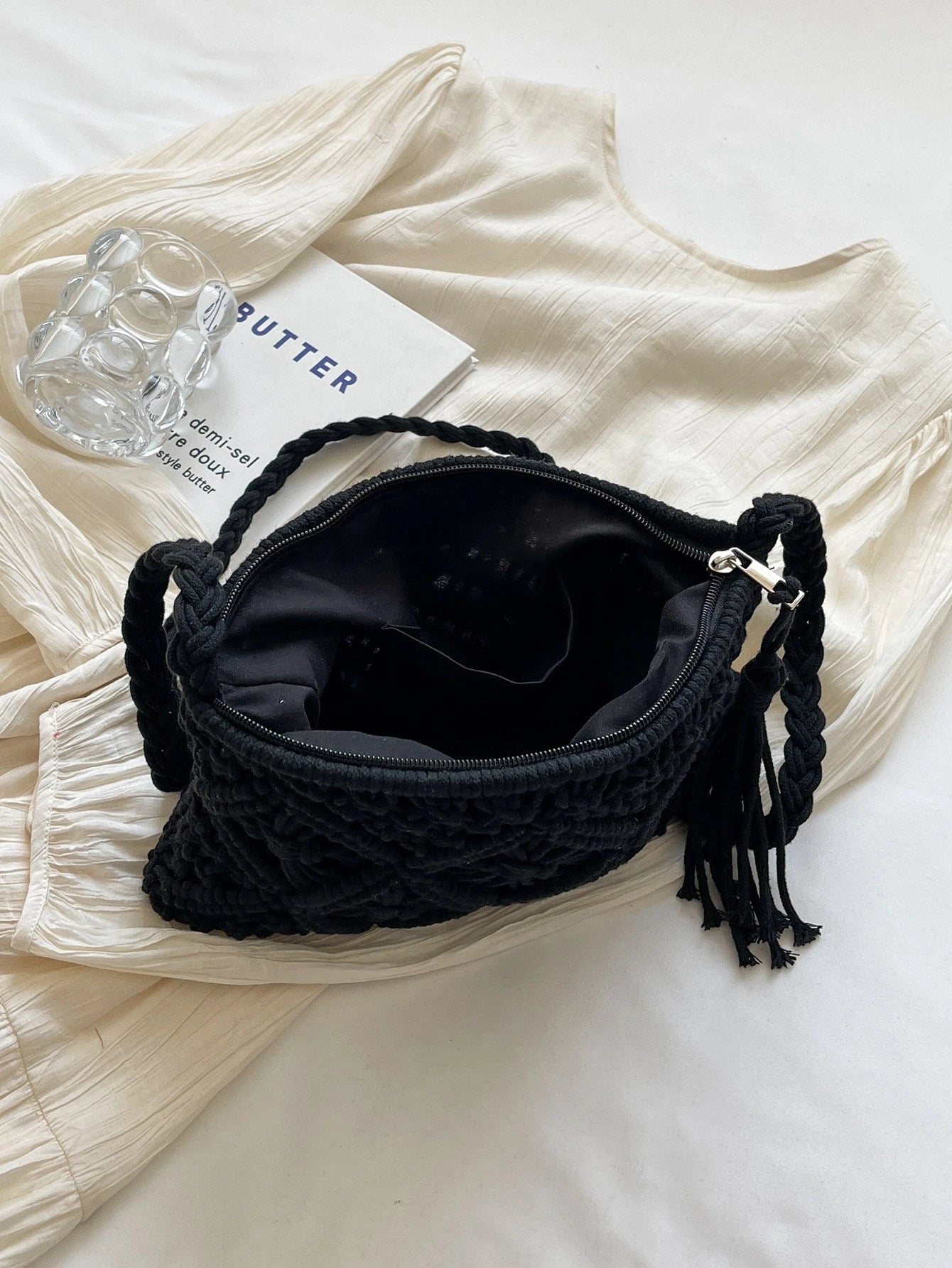 THE ONDINA | WOVEN CROSSBODY SHOULDER BAG