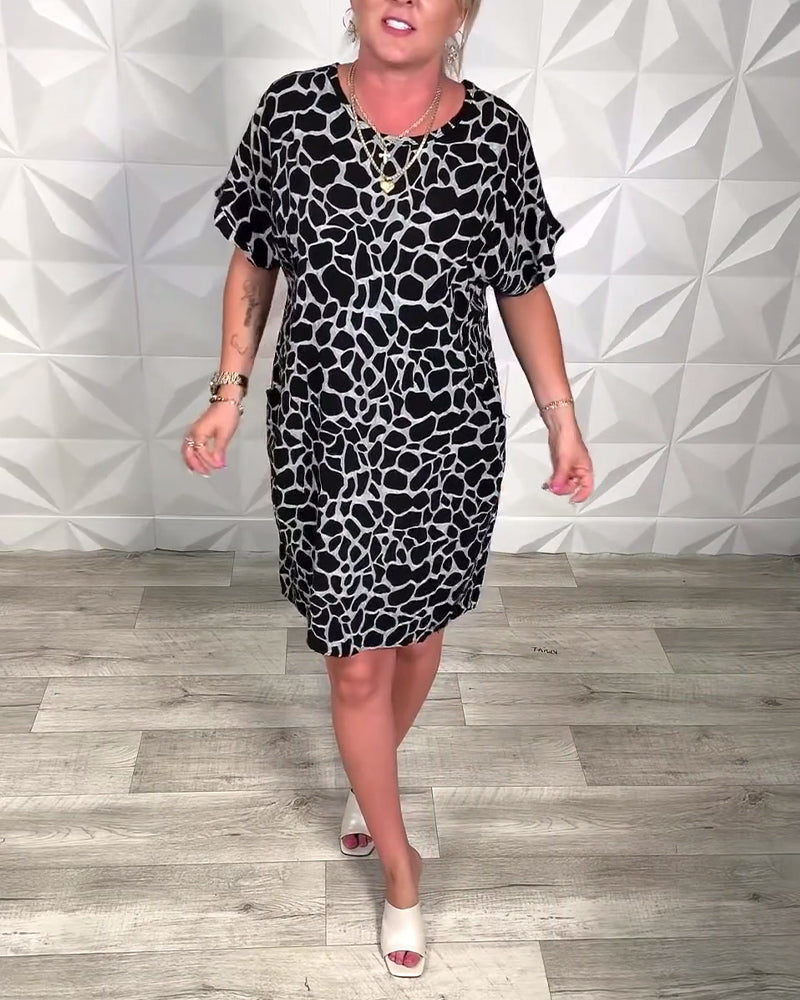 THE ELINA | CASUAL PRINT DRESS
