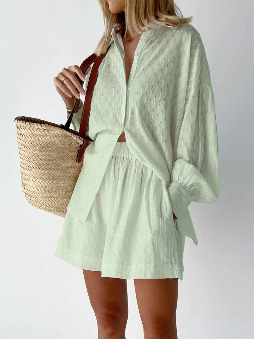 THE ELIZA | BREEZY SHIRT AND SHORTS SET