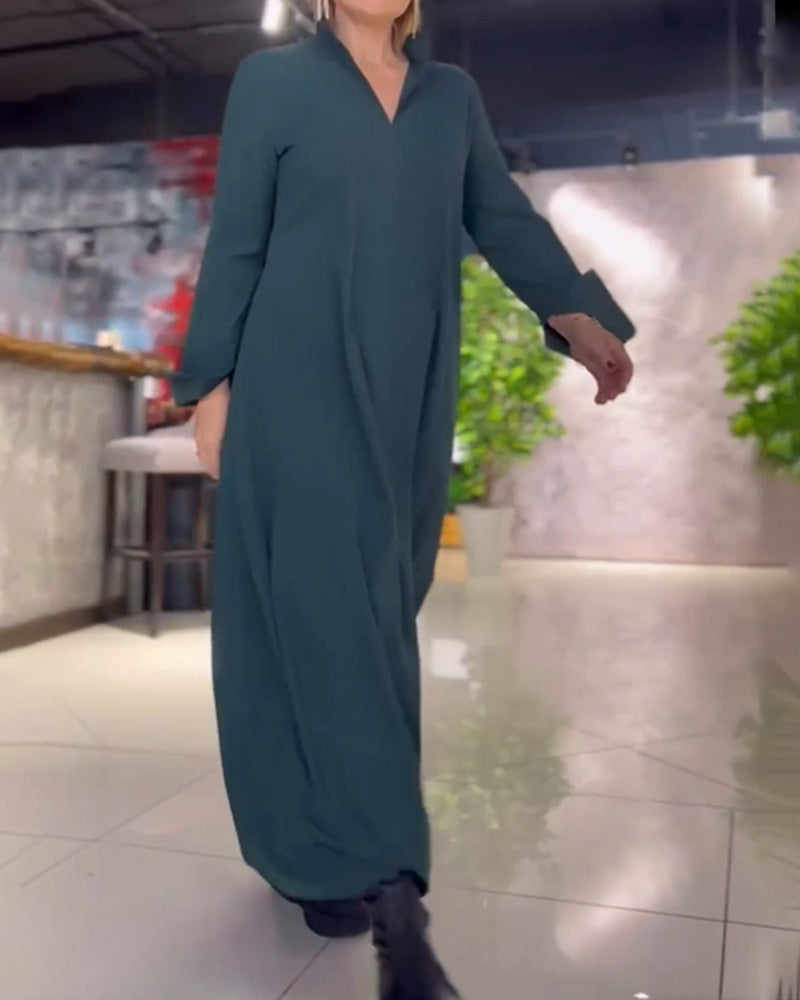 THE ALORA | RELAXED COLLAR DRESS