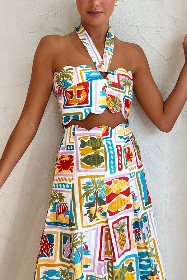 THE EMMA | TOP AND POCKETED MAXI SKIRT SET