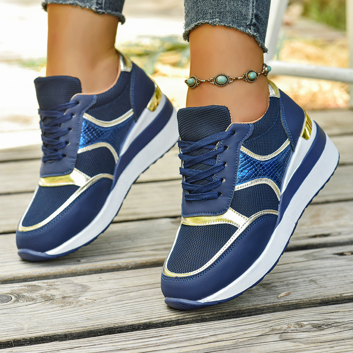 THE CORA™ | COMFORT MID-HEEL SNEAKERS