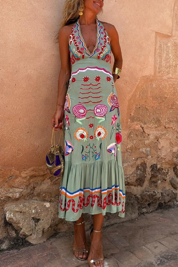 THE DENIS | ART SUSPENDER DRESS