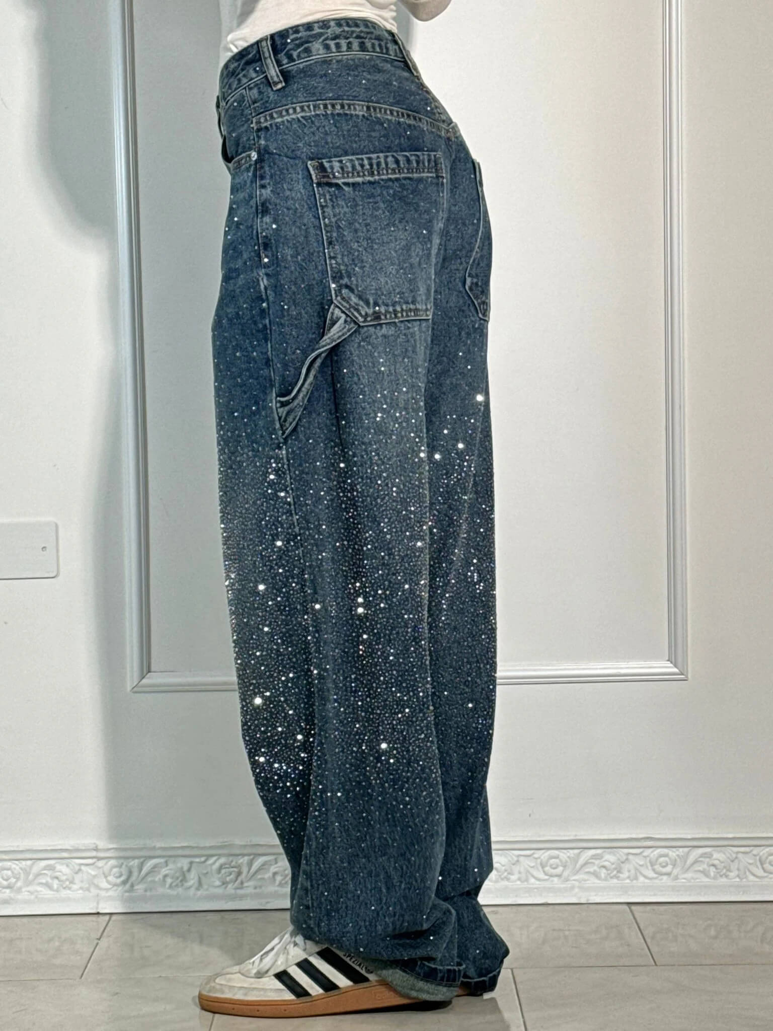 THE CARPENTER | BALLOON JEANS SUPER SHINE JEWEL APPLICATONS