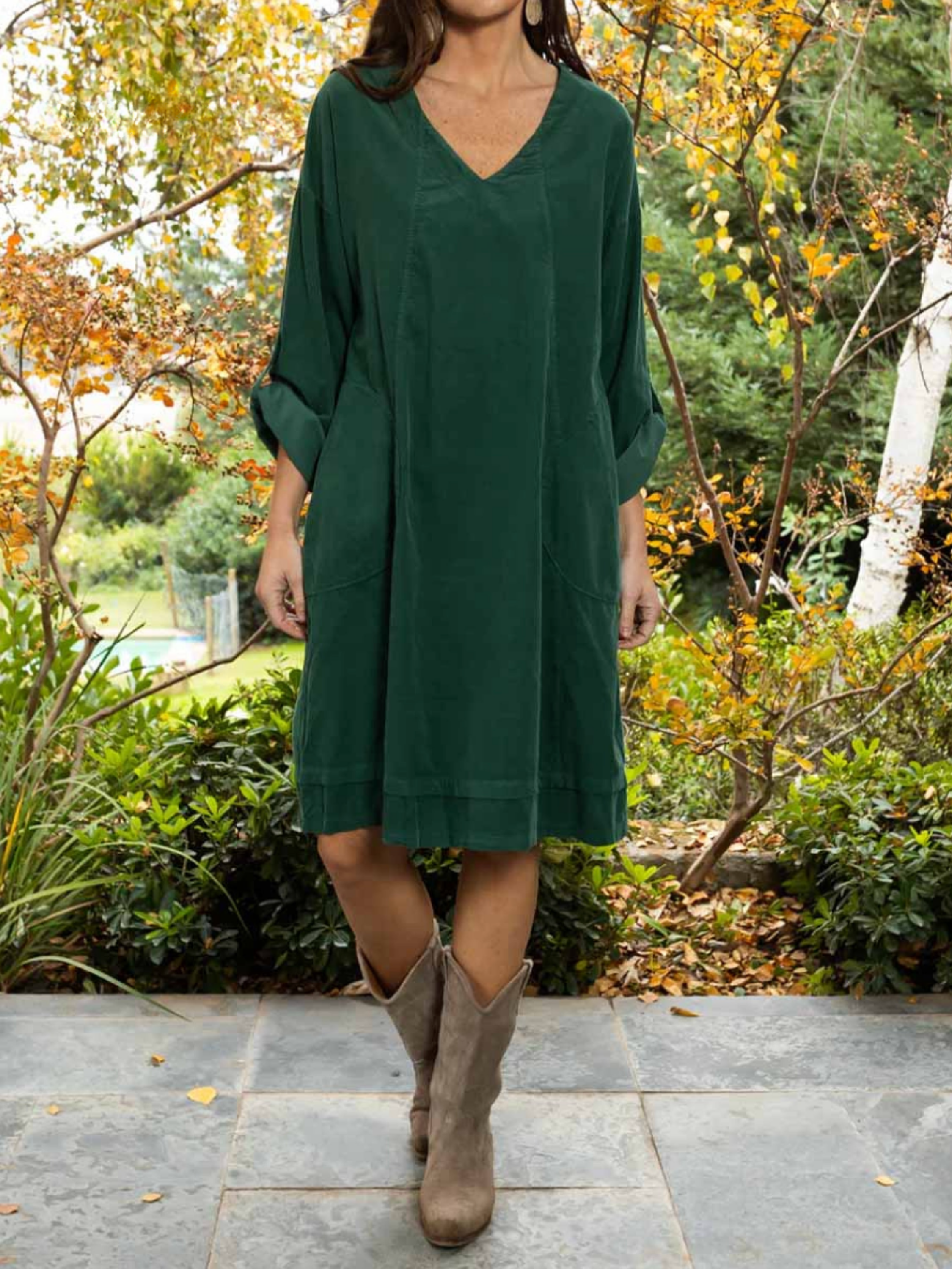 THE LIVIA | CASUAL COTTON POCKET DRESS